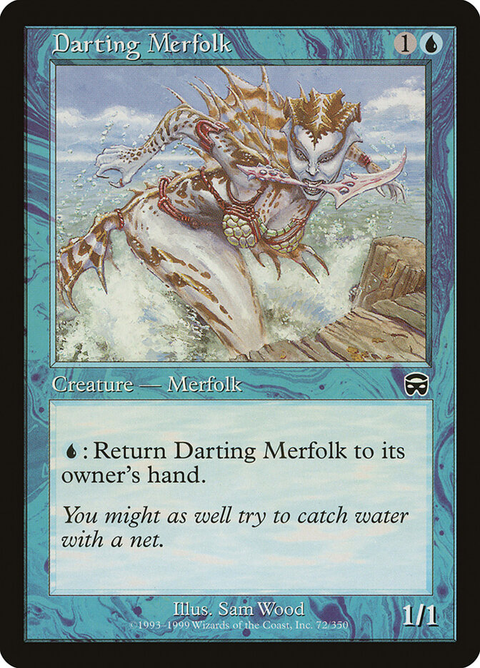 Darting Merfolk card front