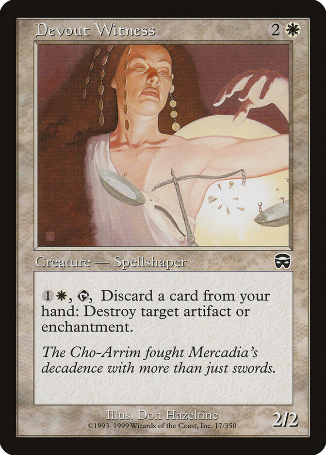 Devout Witness card front