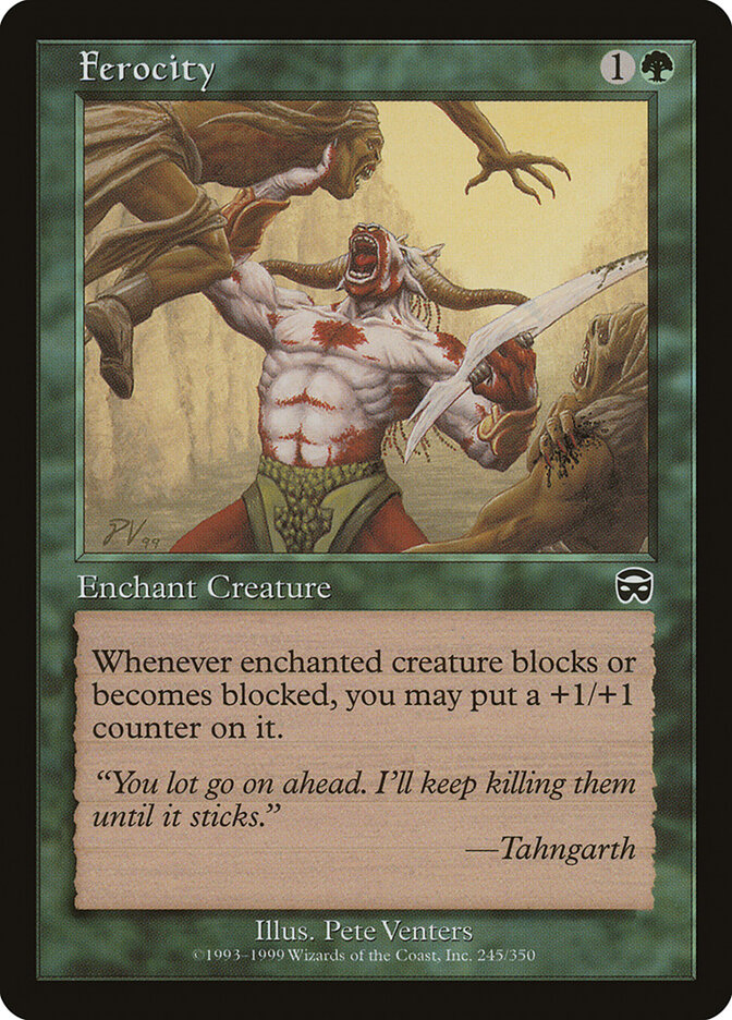 Ferocity card front