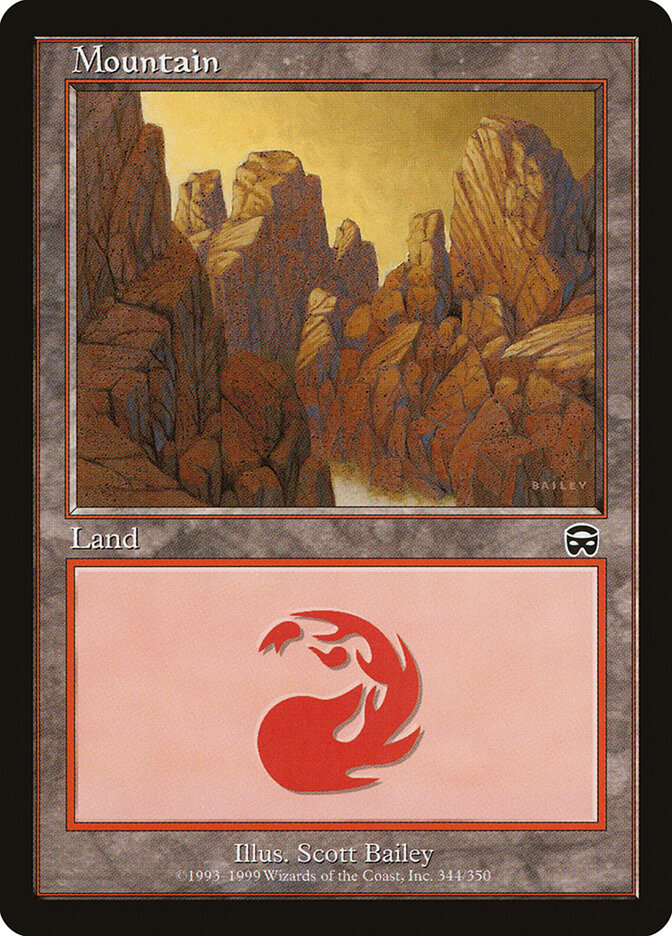 Mountain card front