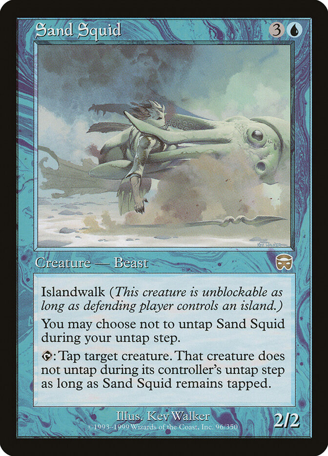 Sand Squid card front
