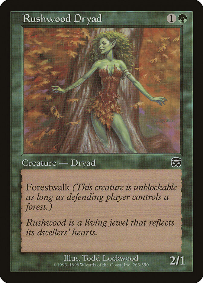 Rushwood Dryad card front