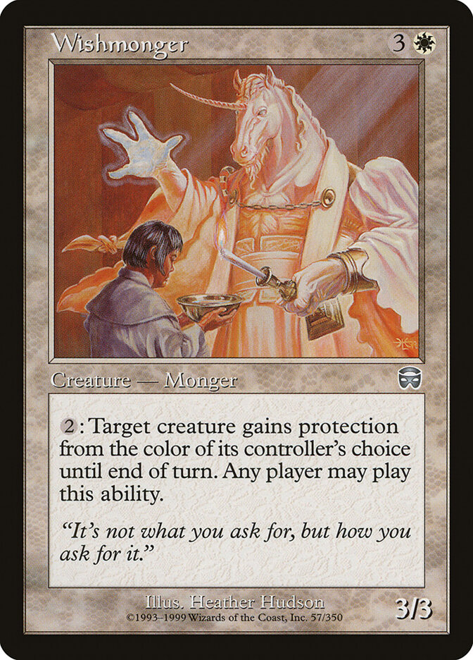Wishmonger card front
