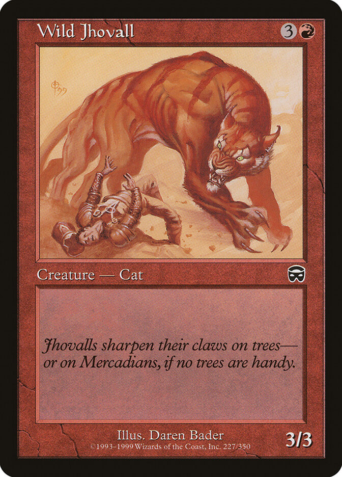 Wild Jhovall card front
