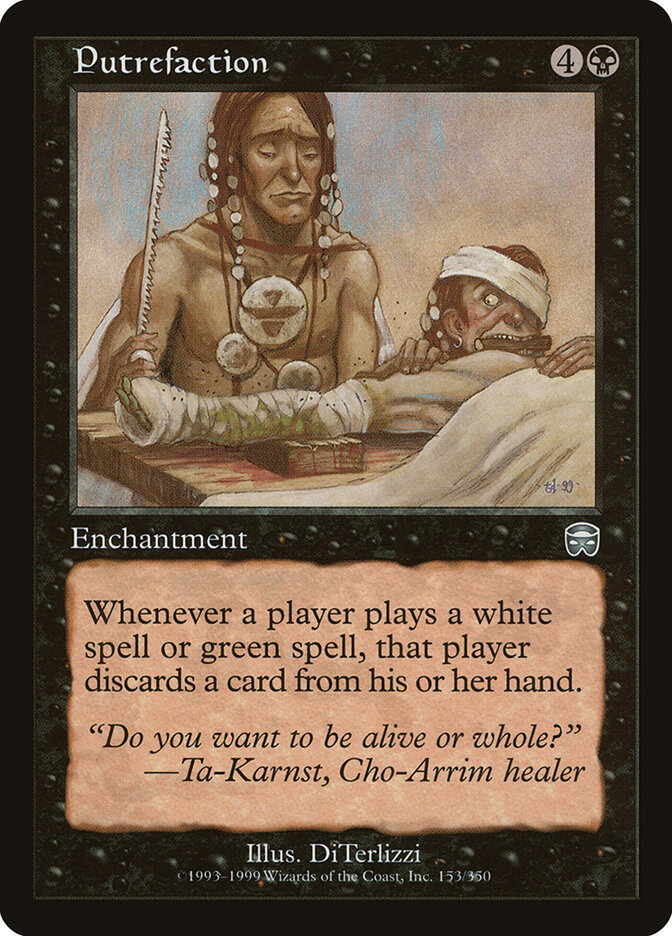 Putrefaction card front