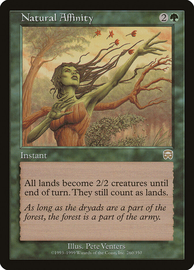 Natural Affinity card front