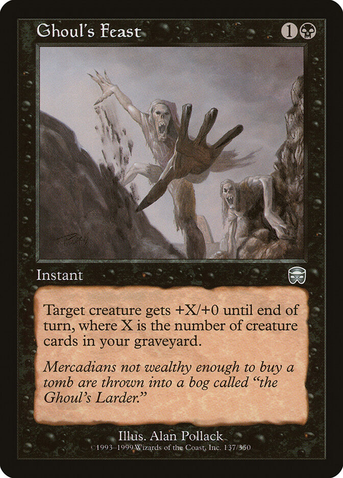 Ghoul's Feast card front