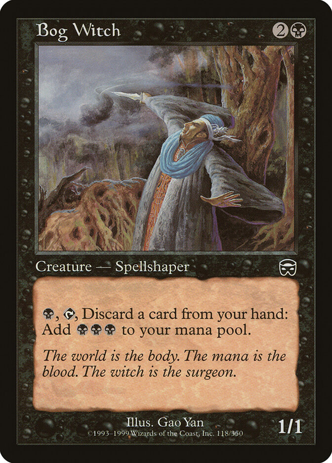 Bog Witch card front