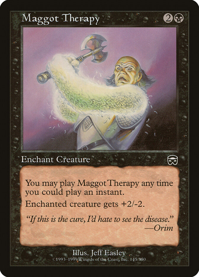 Maggot Therapy card front