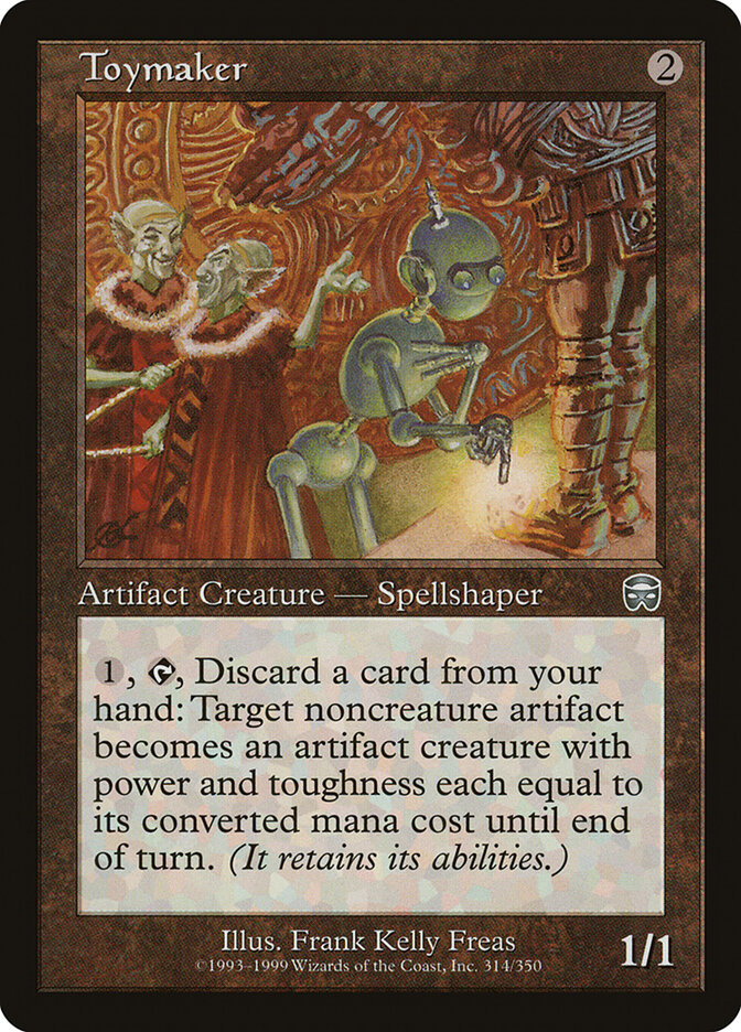 Toymaker card front