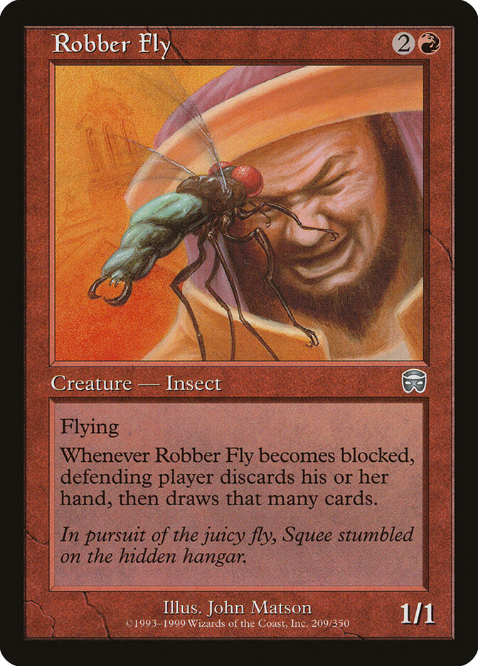 Robber Fly card front