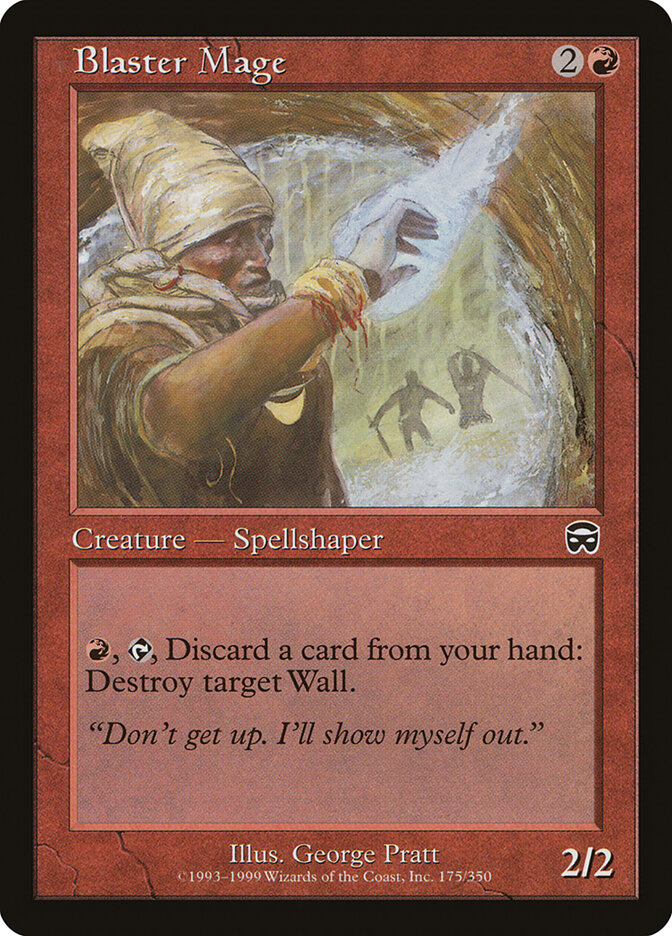 Blaster Mage card front