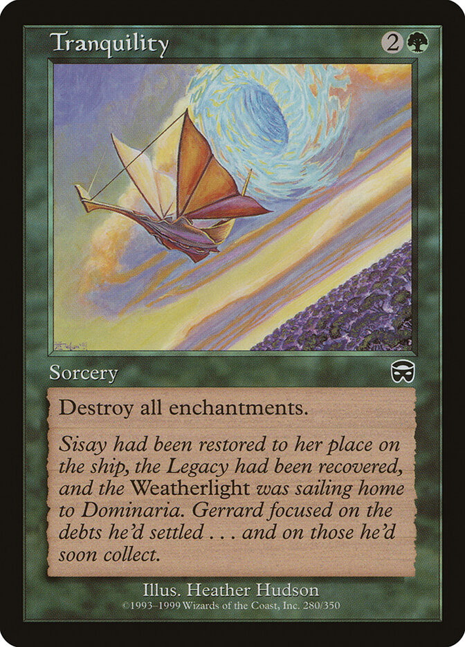 Tranquility card front