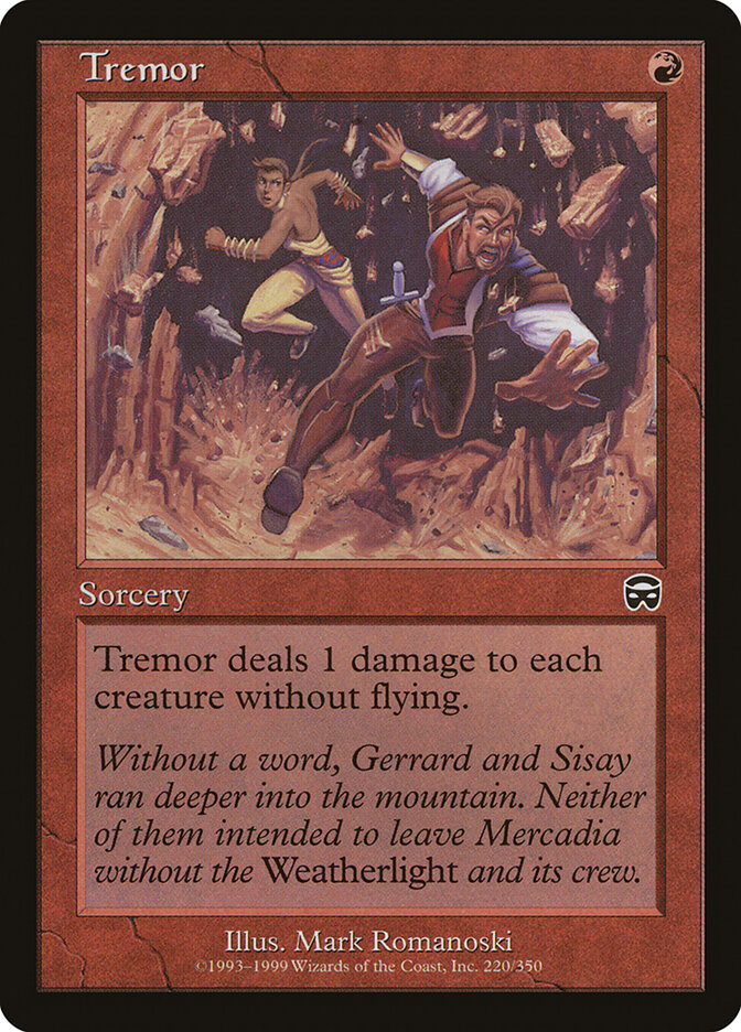 Tremor card front
