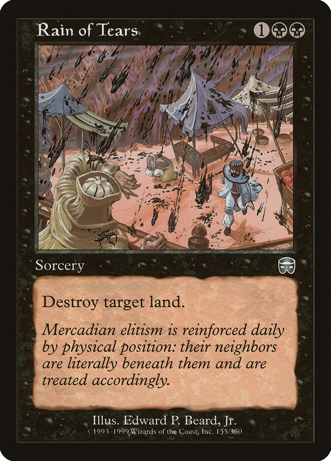 Rain of Tears card front
