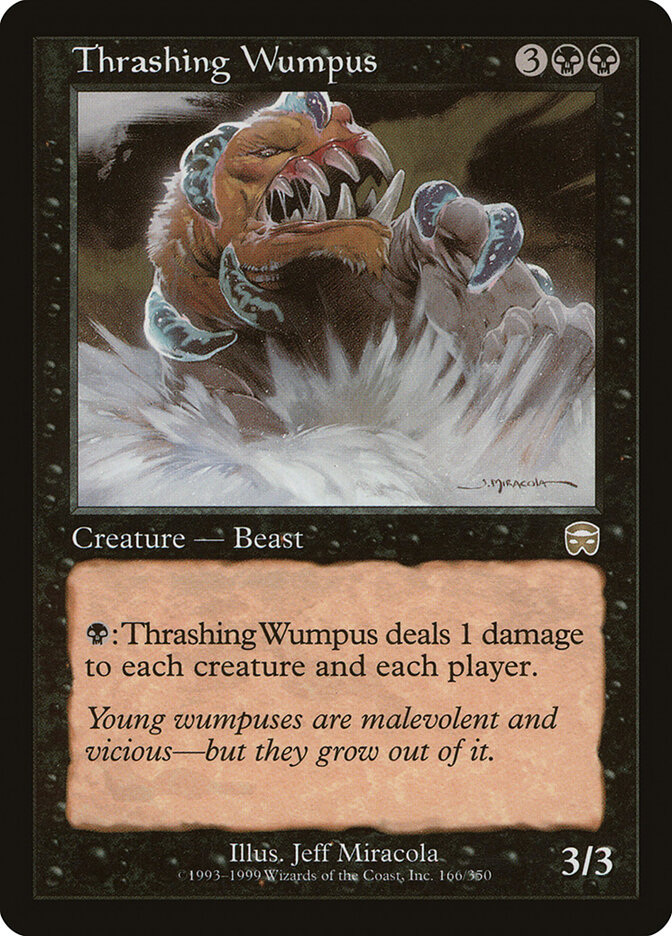 Thrashing Wumpus card front
