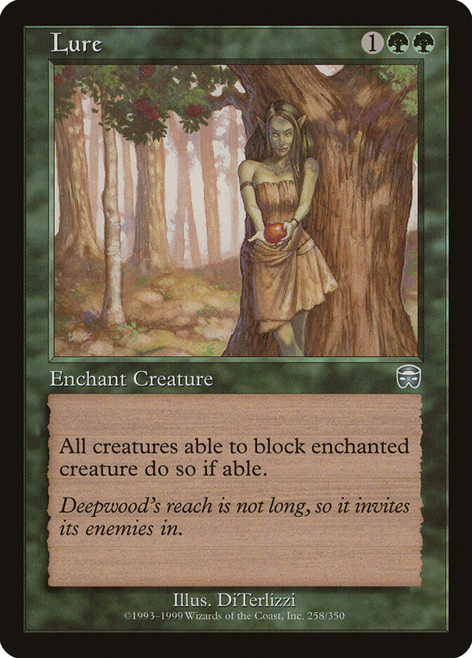 Lure card front