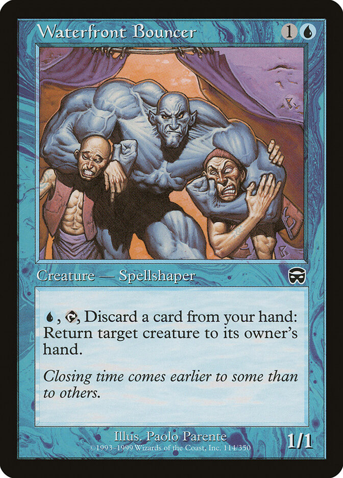 Waterfront Bouncer card front