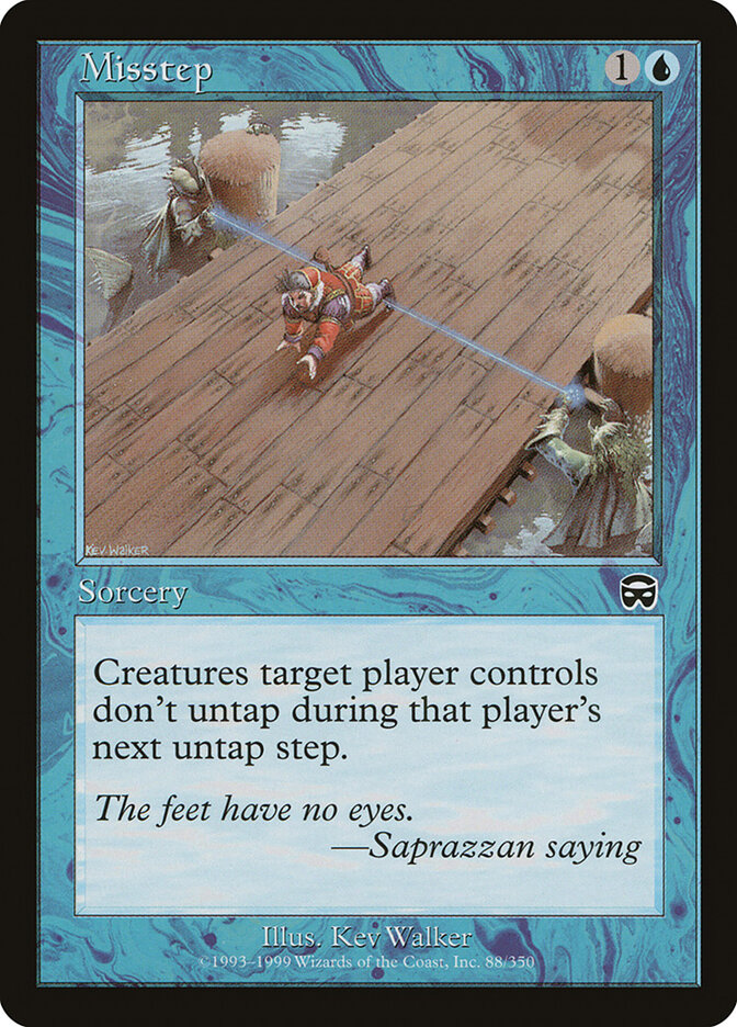 Misstep card front
