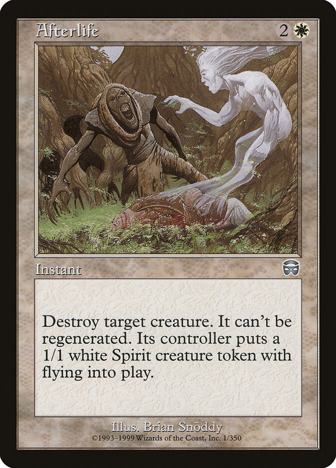 Afterlife card front