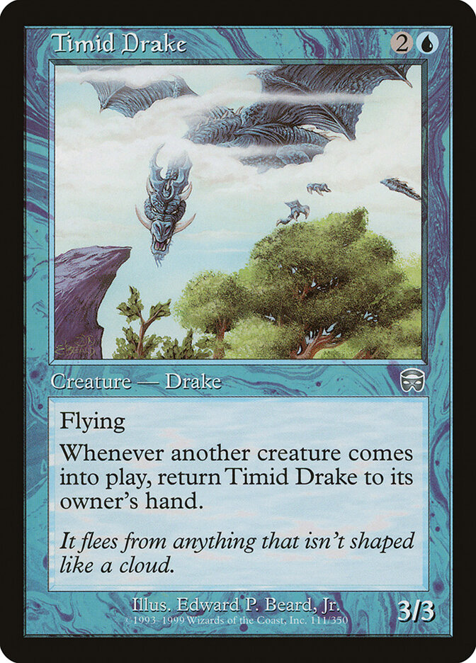 Timid Drake card front