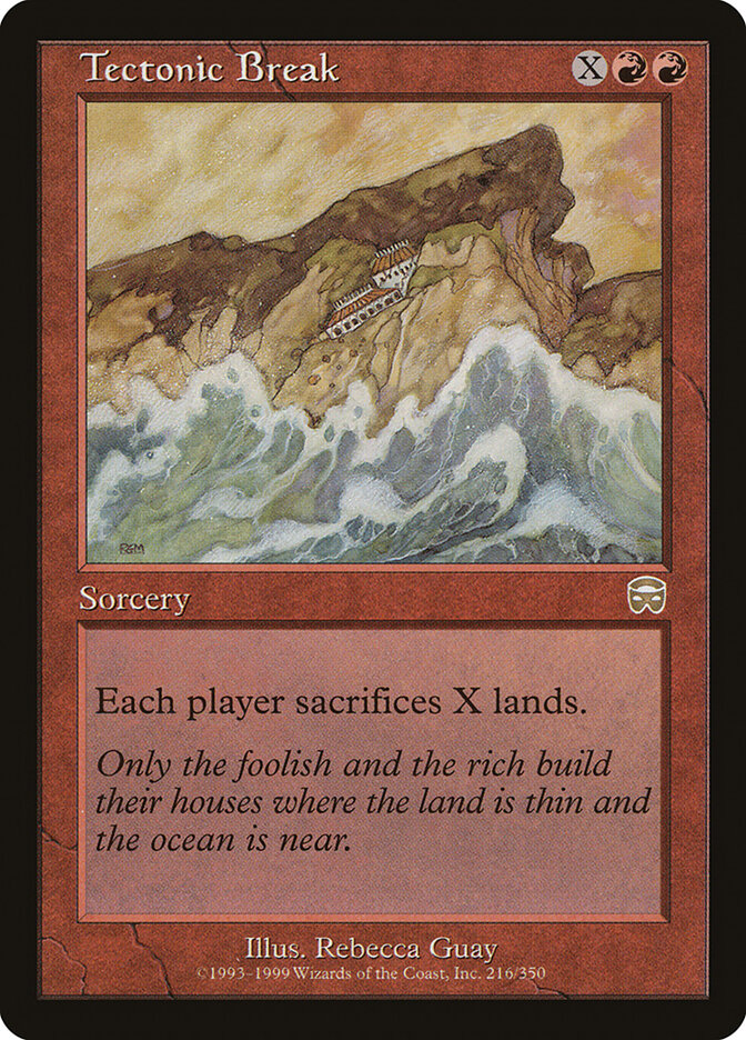 Tectonic Break card front