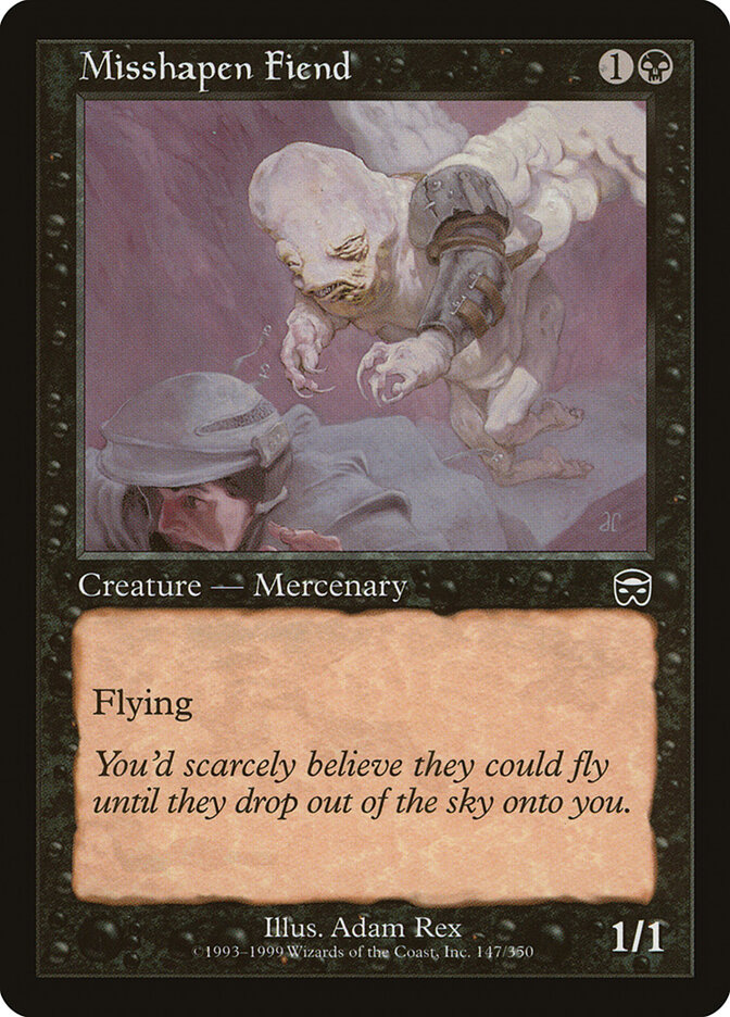 Misshapen Fiend card front