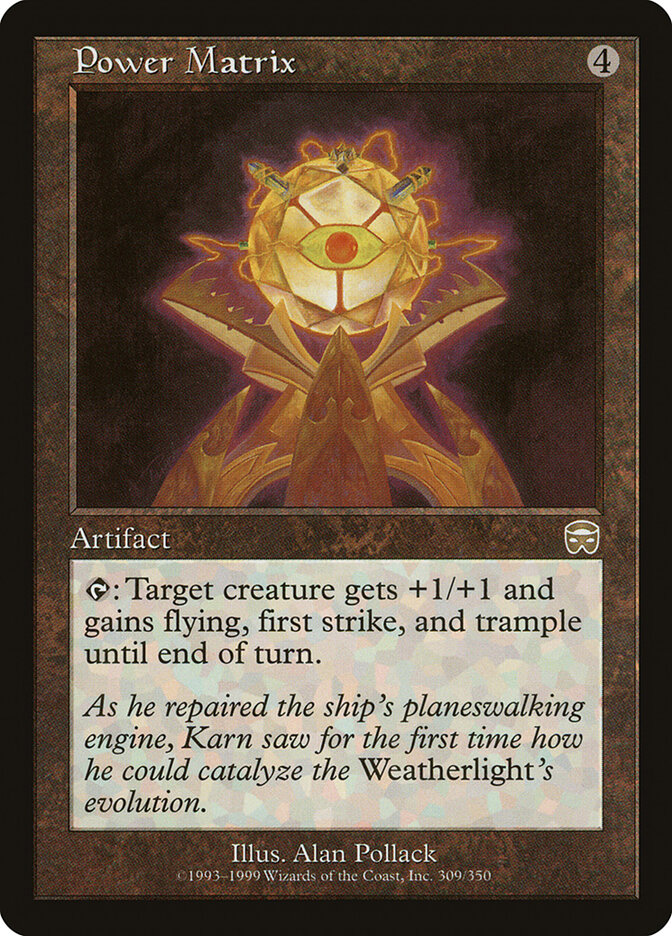 Power Matrix card front