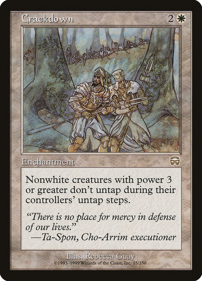 Crackdown card front