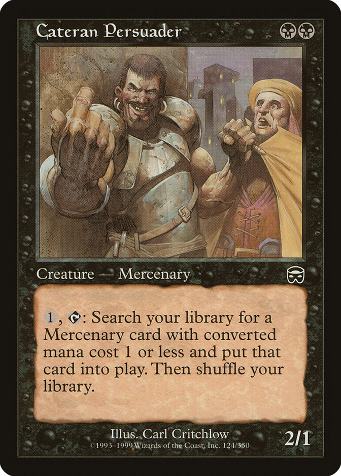 Cateran Persuader card front