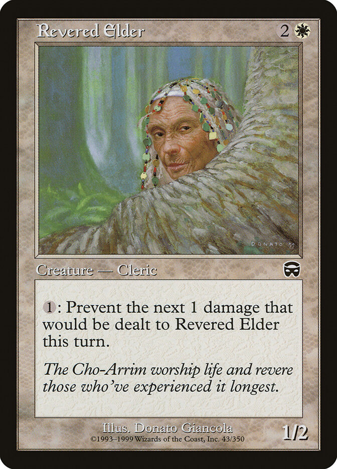 Revered Elder card front
