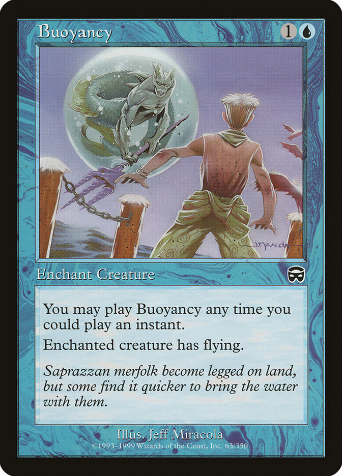 Buoyancy card front
