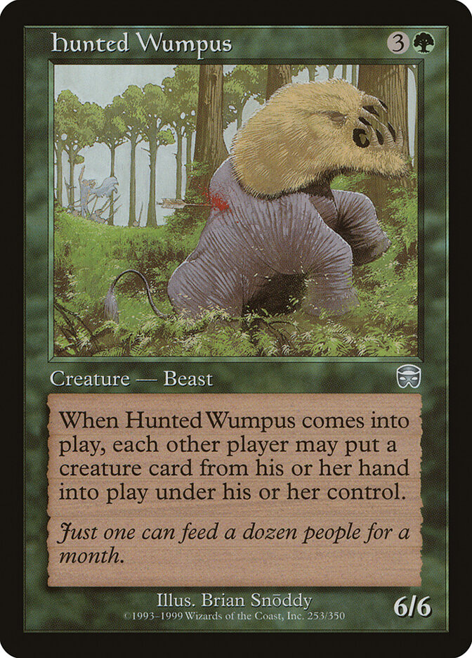 Hunted Wumpus card front