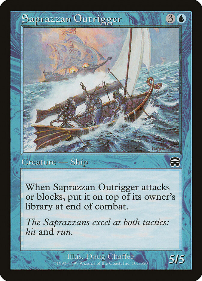 Saprazzan Outrigger card front