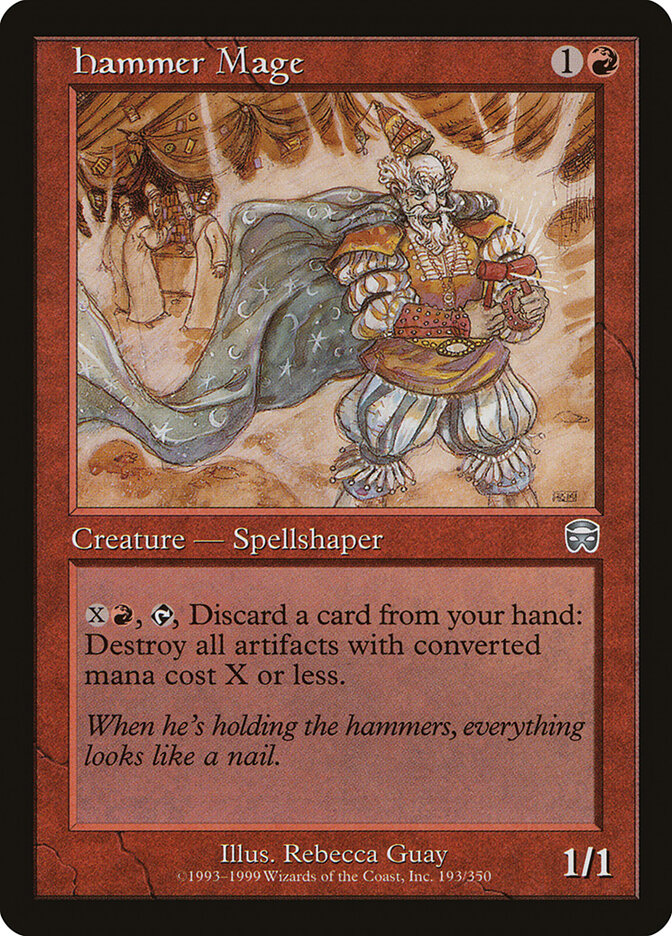 Hammer Mage card front
