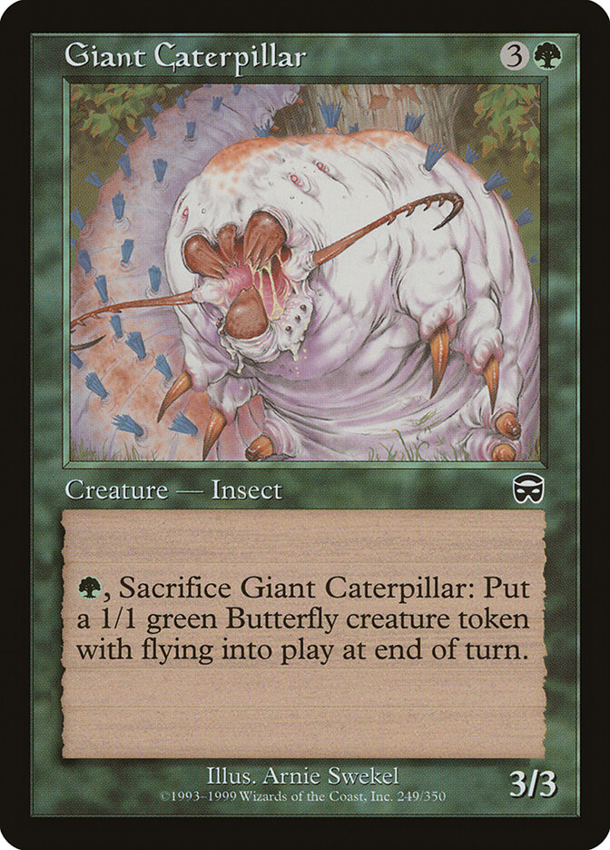 Giant Caterpillar card front