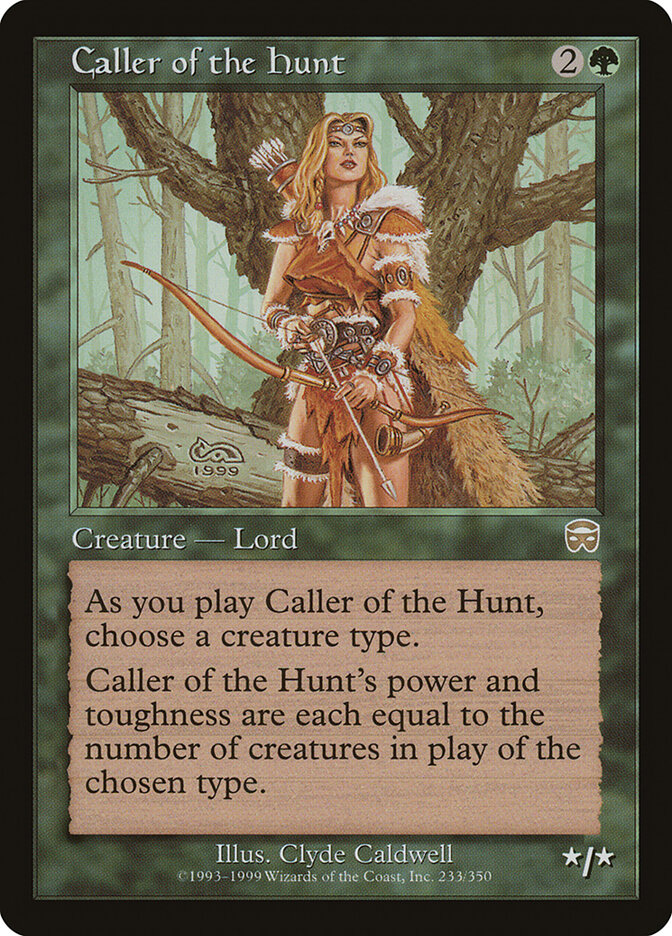 Caller of the Hunt card front