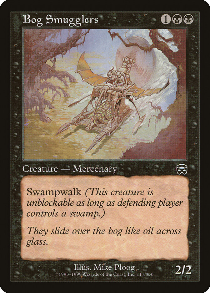 Bog Smugglers card front