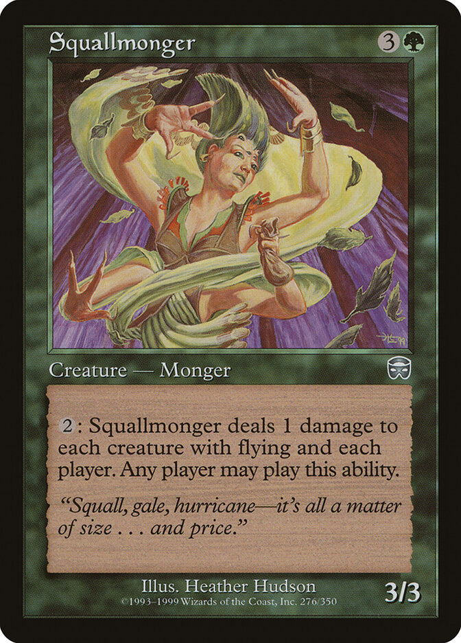 Squallmonger card front