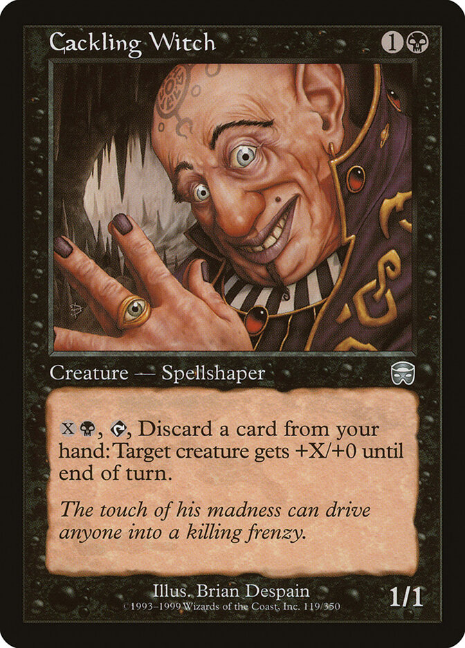 Cackling Witch card front
