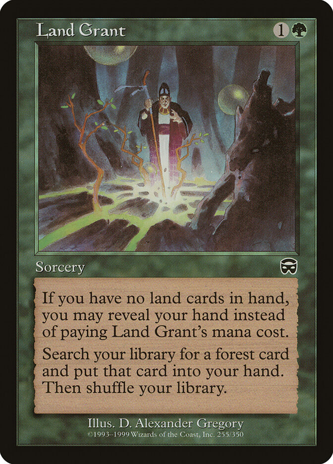 Land Grant card front