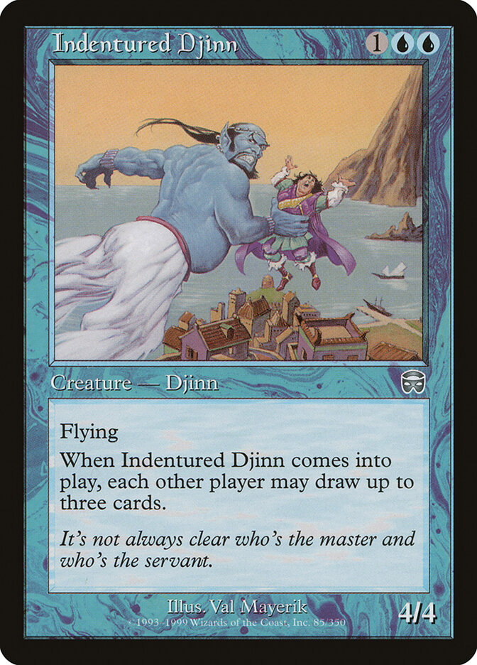 Indentured Djinn card front