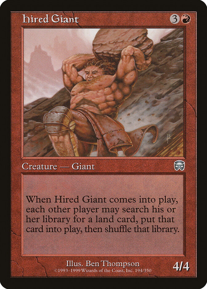 Hired Giant card front