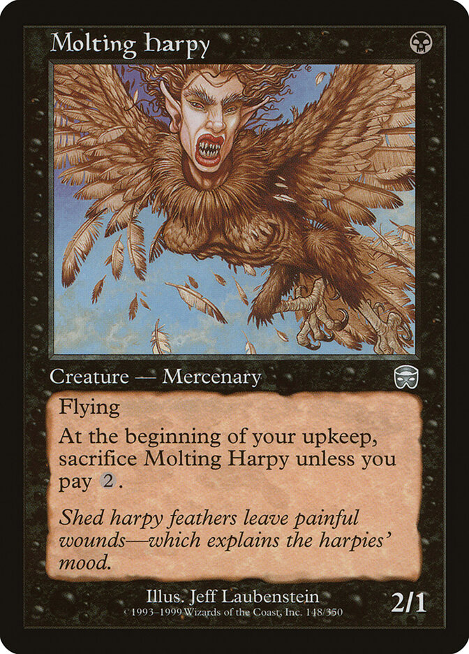 Molting Harpy card front