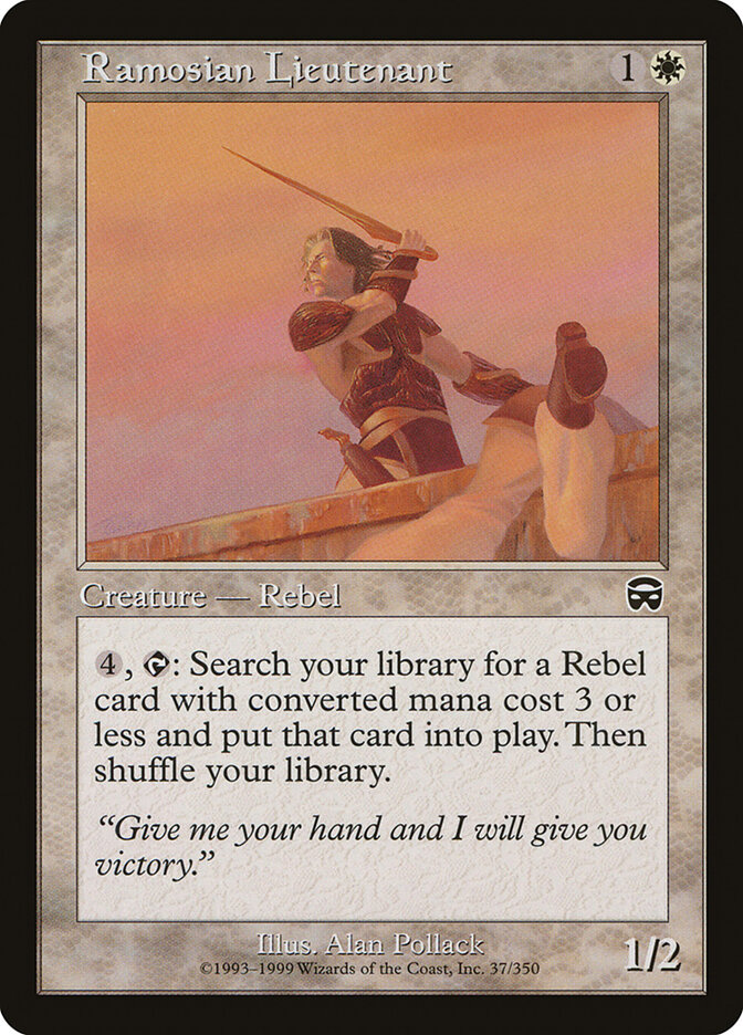 Ramosian Lieutenant card front