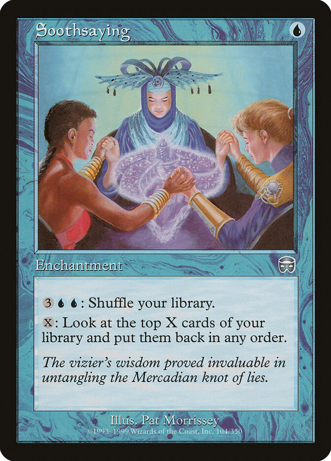 Soothsaying card front