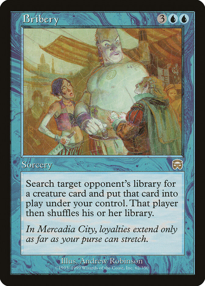 Bribery card front