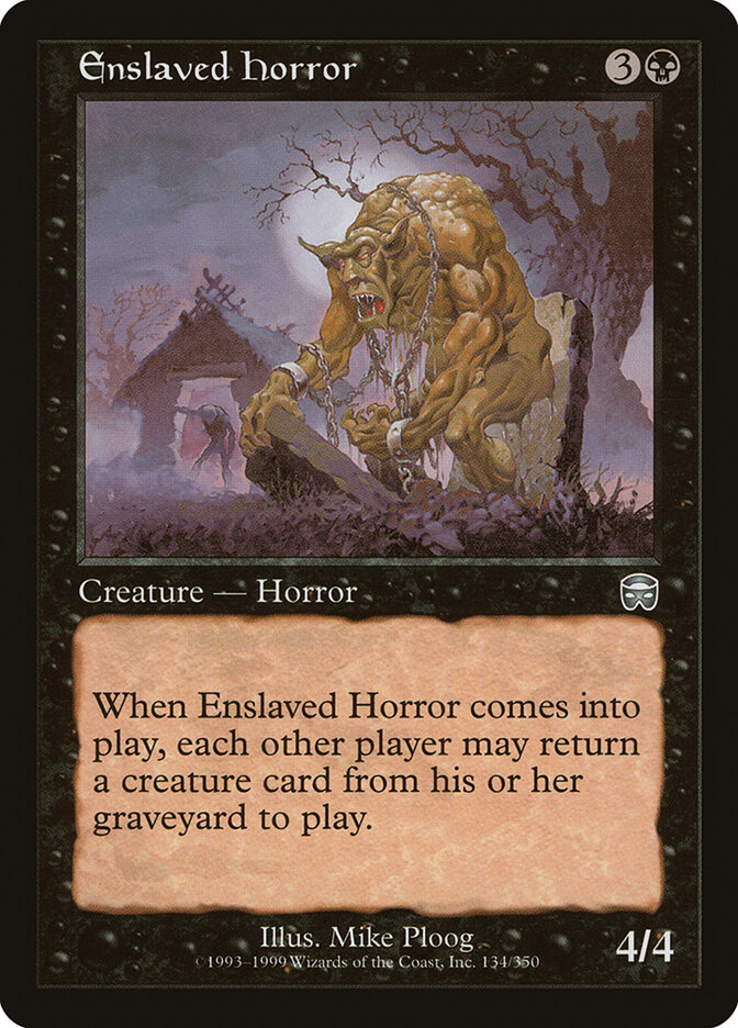 Enslaved Horror card front