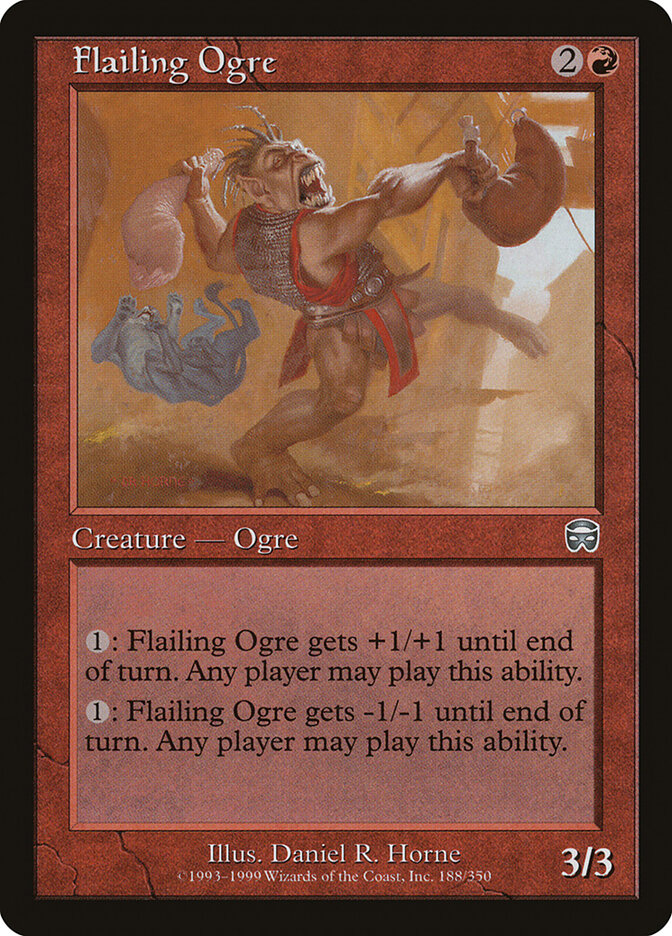 Flailing Ogre card front