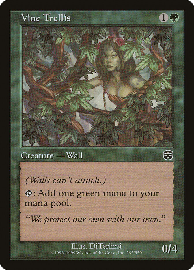 Vine Trellis card front